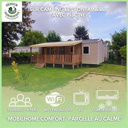 Sejour Normandie - Mobilhomes Premium Avec Clim, Tv & Wifi Dans L'eure Ivry-la-Bataille